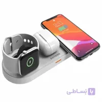 شارژر بی سیم چهار کاره پرودو مدل PD-FWCH001 4-in-1 Slim Charging Base
