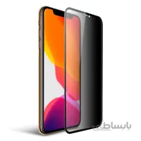 محافظ فول چسب صفحه نمایشگر ایفون Xs Max و ایفون 11 پرو مکس مدل Tempered Full Cover Glass
