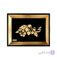 تابلو طلاکوب گل تاینی TTF010