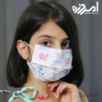 ماسک سه لایه طرح دار کودک (ملت بلون دار)