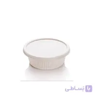 کاسه یکبار مصرف 300 سی سی آملون با درب در کارتن 300 عددی ا disposable bowl 300cc