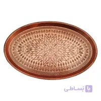 سینی مسی بیضی 22*34 توت کالا tootkala