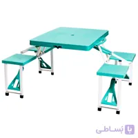 میز و صندلی ۴ نفره تاشو مسافرتی ( سبز )