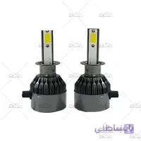 هدلایت دو طرفه Lenzo 220 وات 20000 لومنس ا Lenzo LED Headlight Bulb Green Lambo-220W 10000LM