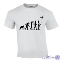 تیشرت خلبانی طرح Human evolution