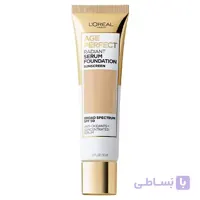 کرم پودر سرمی ضد چروک لورآل (L’Oreal Age Perfect Radiant Serum Foundation Sunscreen,SPF 50)