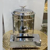 ست سطل و دستمال فلزی