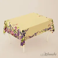 رومیزی 4 نفره مربع رزین تاژ طرح پولن Pollen