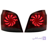 چراغ خطر اسپرت پراید 111 طرح فراری قرمز دودی