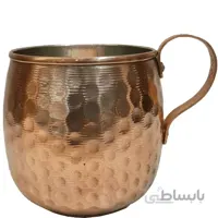 لیوان مسی خمره ای ارتفاع 10 سانتی متر کدC-01