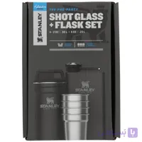 کادویی ست لیوان + کتابی استنلی ADVENTURE PRE-PARTY SHOTGLASS + FLASK SET