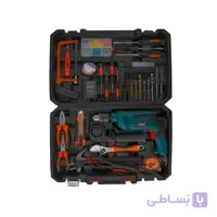 مجموعه دریل 850 واتی و ابزار باس مدل BS1308