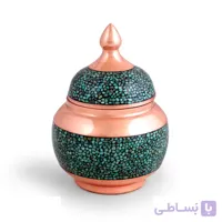 قندان فیروزه کوب مدل سیبی سایز ۳