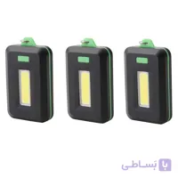 چراغ قوه مدل cob بسته 3 عددی