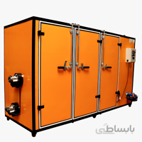 خشک کن میوه سه کابین 800 کیلو گازی T800 تام صنعت طیبلی