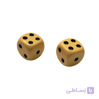 تاس بازی مدل آلمانی اصل بسته 2 عددی کد 106