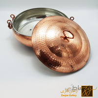 سوپ خوری مسی پایه دار متوسط