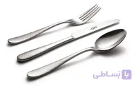 سرویس 116 پارچه ناب استیل مدل واریان (جعبه چوبی)