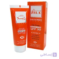 کرم ضد آفتاب رنگی دکتر ژیلا spf 30 فاقد چربی