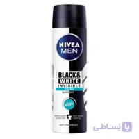 اسپری ضد تعریق مردانه نیوآ مدل BLACK & WHITE INVISIBLE Fresh حجم 150 میلی لیتر