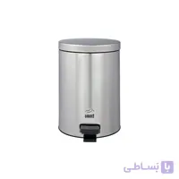 سطل زباله پدالی تمام استیل بهازکالا مدل ۱۶۱۷۷۰۶۳ (۳ لیتر)