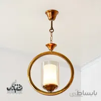 لوستر آویز تک شعله پارسیان گرد حباب خارجی