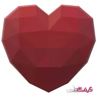 پازل سه بعدی مقوایی اریگا مدل قلب (جعبه)