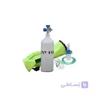 کپسول اکسیژن 2/5 لیتری همراه با مانومتر