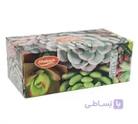 دستمال کاغذی شکوه گلدار 100 برگ سه لایه طرح کاکتوس