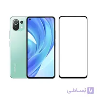 گلس شیائومی Mi 11 Lite مدل شیشه ای فول تمام صفحه