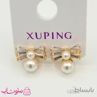 گوشواره زنانه مرواریدی ژوپینگ طرح پاپیون کد 1940 3