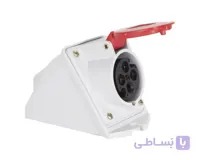 سوکت صنعتی مادگی ثابت دیواری ۳۲*۴ کد۳۹۶ پارت الکتریک