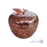 قندان مسی طرح سیب قلم سیاه توت کالا tootkala