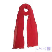 شال حریر زنانه رنگ جگری