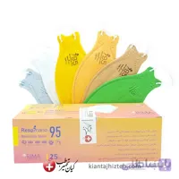 ماسک سه بعدی رسپی نانو N95 نوجوان سری Summer جعبه 25 عددی