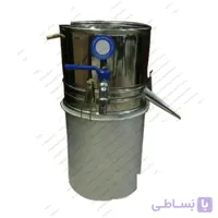دستگاه تقطیر(عرقگیر) 10 لیتری سنتی لوله کوتاه با کندانسور(خنک کننده) آبی ایرانی