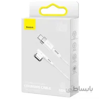 کابل شارژر مگنتی مک بوک بیسوس Baseus Zinc Magnetic iP Laptop Type-C CATXC-W02 طول 2 متر توان 60 وات