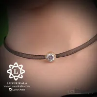 گردنبند نقره طرح گرد ا Necklaces