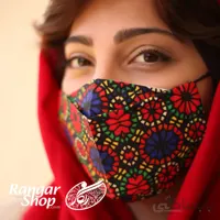 ماسک فیلتر دار طرح کاشی