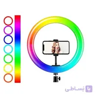 رینگ لایت 30 سانتی متری مدل LJJ-30 RGB