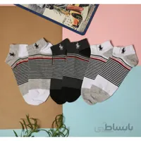 جوراب نیم ساق چوگان دو خط