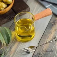 سس خوری مدل دسته چوبی ا Pan Seasoning Small Dish Milk Jug