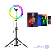 رینگ لایت مدل MJ26-RGB (کیفیت بالا) ا MJ26-RGB RING LIGHT