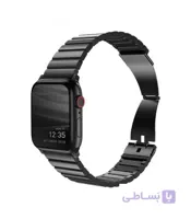 بند یونیک ساعت اپل واچ مدل استروا | Uniq Strova Apple Watch ا Uniq Strova Apple Watch-Black