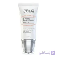 ژل ضد آفتاب SPF50 حاوی ویتامین سی پریم 40 میلی لیتر ا Prime C-Prime Invisible Sunblock Gel SPF50 40ml