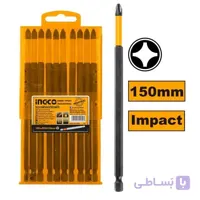 ست 10 عددی سر پيچ گوشتی یکسر چهار سو اینکو مدل SDBIM11PH263