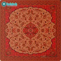 رومیزی مربع ترمه طرح شاه عباسی کد ۸۳۳