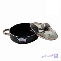 تابه ظرفیران سایز ۱۸ دودسته استیل