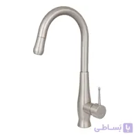 شیر ظرفشویی شاوری کسری مدل آلیس کروم مات
