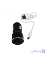 شارژر فندکی LAPRAMOL مدل LP-R11 به همراه کابل میکرو یو اس بی